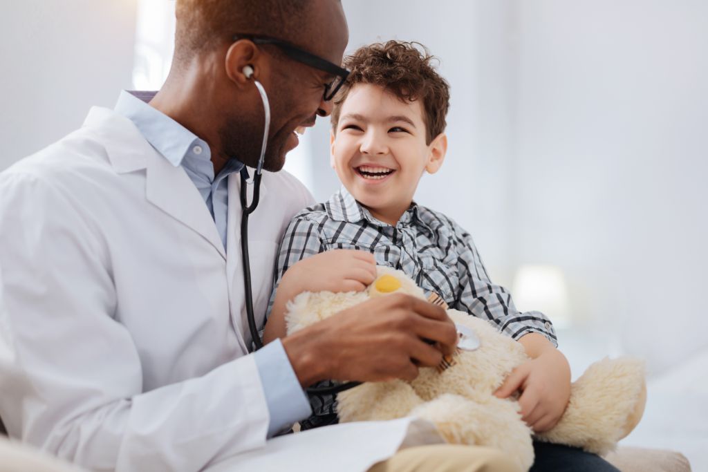 Child with doctor